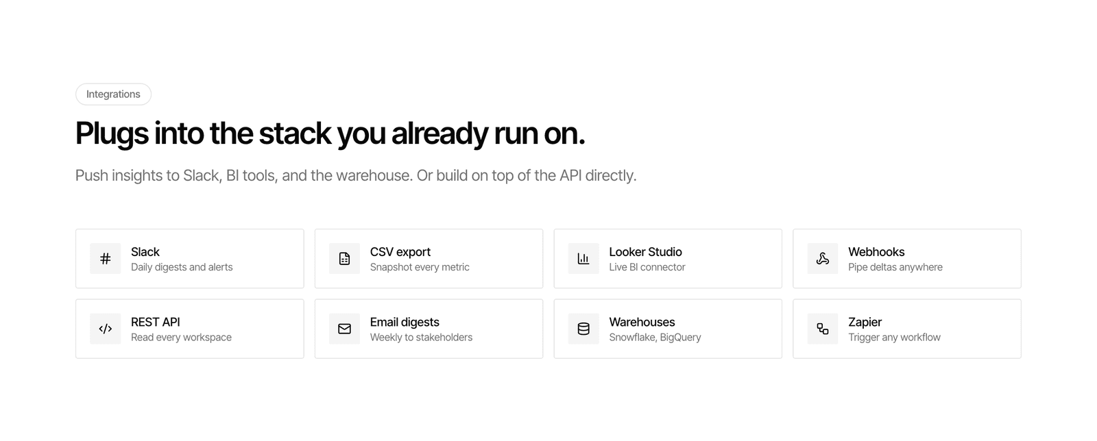 Where Genlytics data can be sent